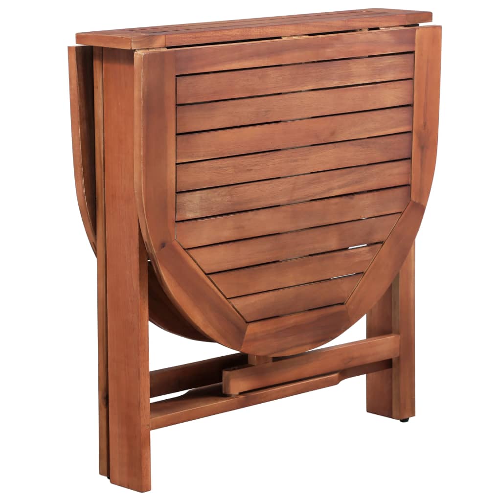 vidaXL Garden Table 120x70x74 cm Solid Acacia Wood - Brown