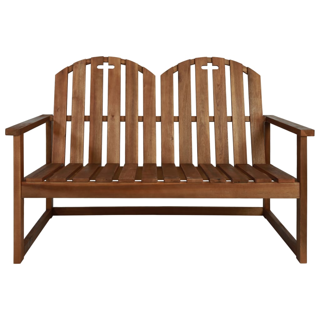 vidaXL Garden Bench 110 cm Solid Acacia Wood - Brown