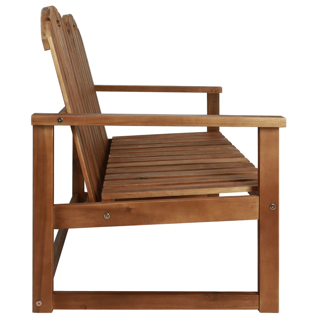 vidaXL Garden Bench 110 cm Solid Acacia Wood - Brown