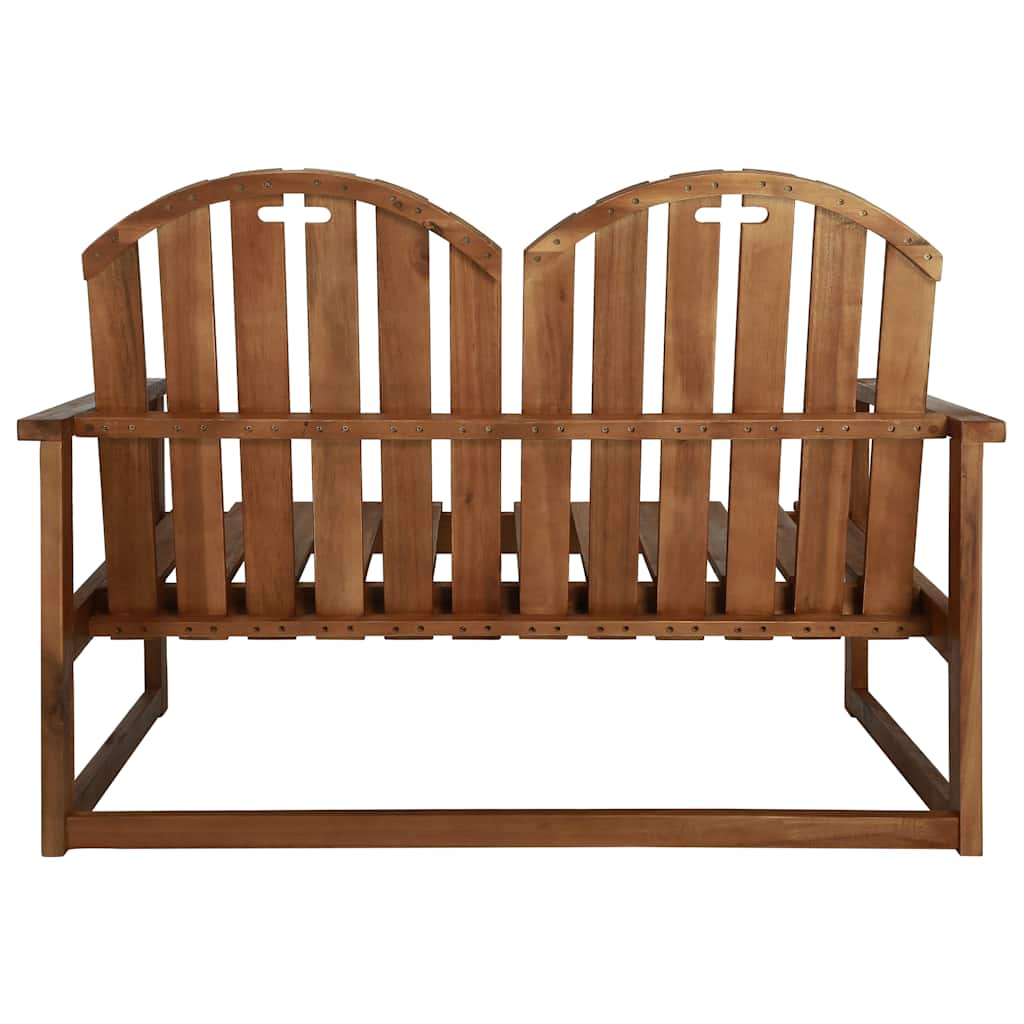 vidaXL Garden Bench 110 cm Solid Acacia Wood - Brown