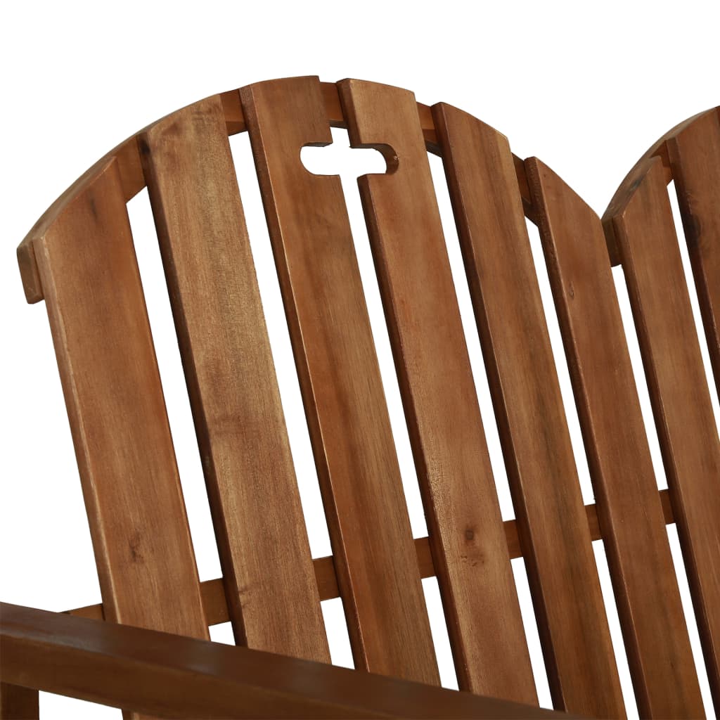 vidaXL Garden Bench 110 cm Solid Acacia Wood - Brown