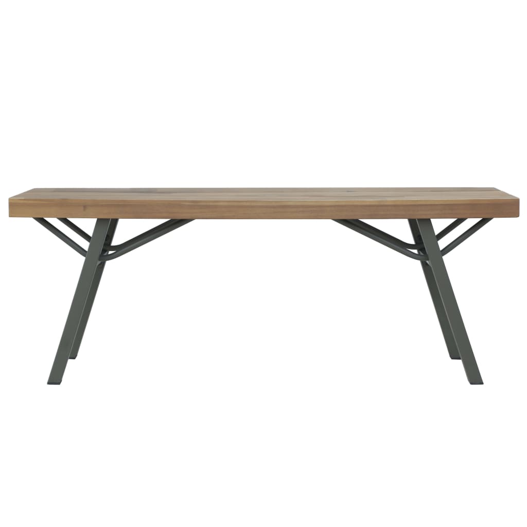 vidaXL Garden Bench 120 cm Solid Acacia Wood - Brown - 31808