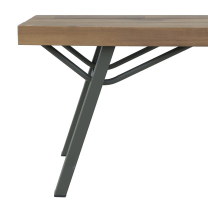 vidaXL Garden Bench 120 cm Solid Acacia Wood - Brown - 31808