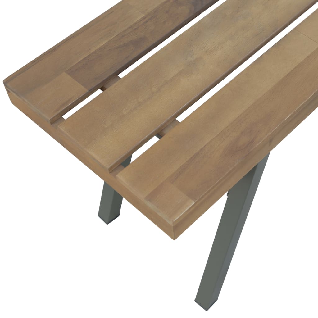 vidaXL Garden Bench 120 cm Solid Acacia Wood - Brown - 31808