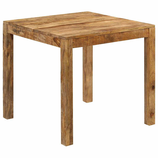 246704 vidaXL Dining Table Solid Mango Wood 82x80x76 cm - Brown
