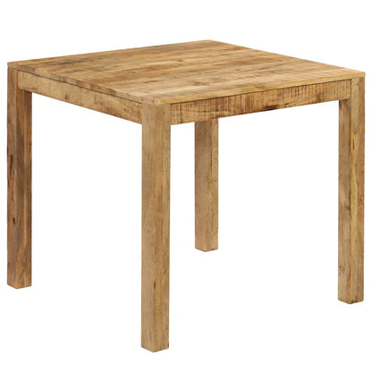 246704 vidaXL Dining Table Solid Mango Wood 82x80x76 cm - Brown