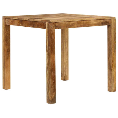 246704 vidaXL Dining Table Solid Mango Wood 82x80x76 cm - Brown