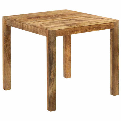 246704 vidaXL Dining Table Solid Mango Wood 82x80x76 cm - Brown