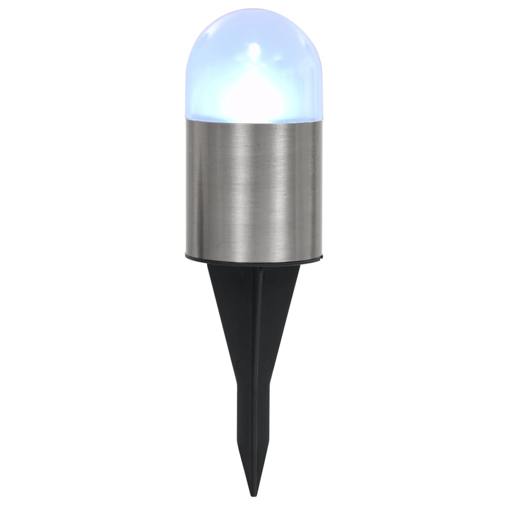 vidaXL Solar Ground Lights 12 pcs LED Lights White