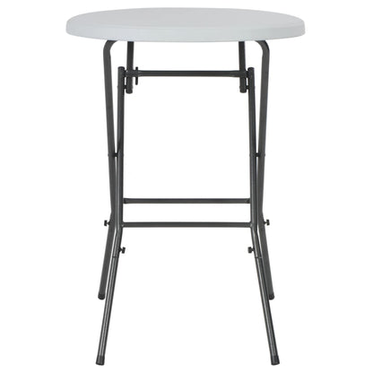 vidaXL Folding Bar Table White 80x110 cm HDPE