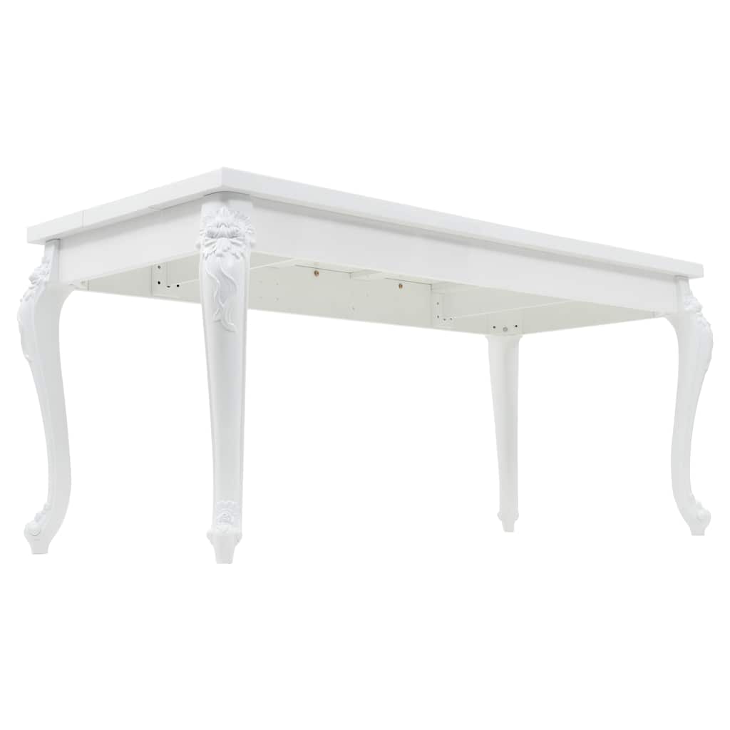 246958 vidaXL Dining Table 179x89x81 cm High Gloss White