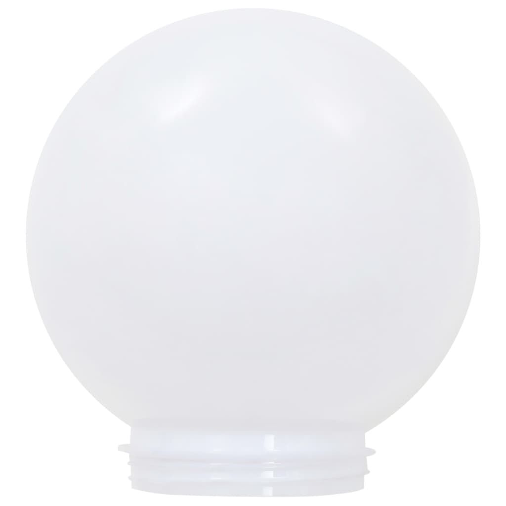 vidaXL Outdoor Solar Lamps 4 pcs LED Spherical 15 cm RGB - White