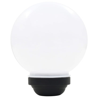 vidaXL Outdoor Solar Lamps 4 pcs LED Spherical 15 cm RGB - White