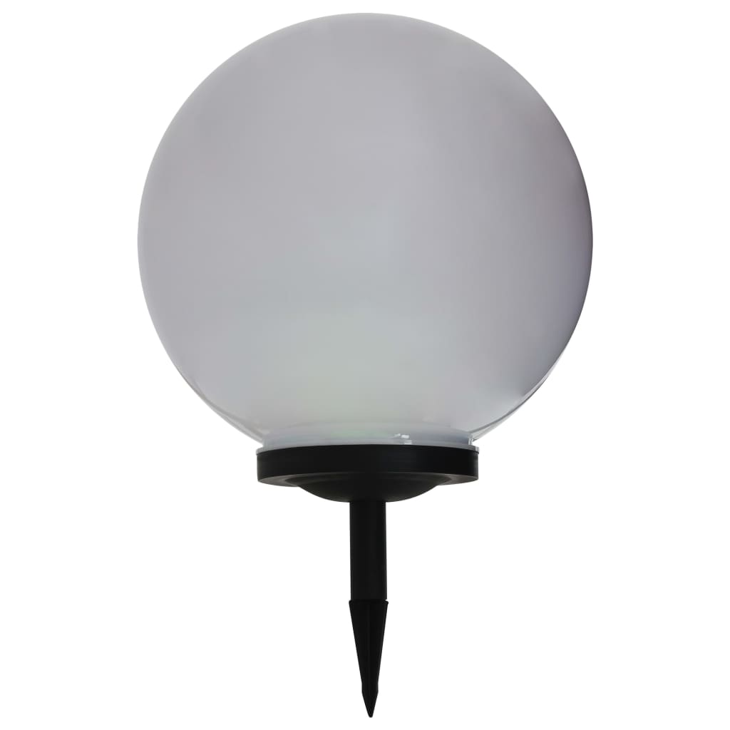 vidaXL Outdoor Solar Lamp LED Spherical 40 cm RGB - White