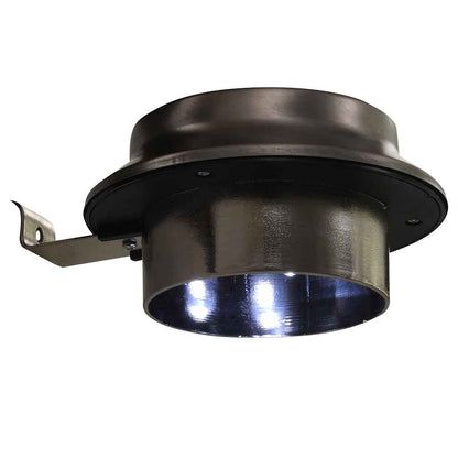 vidaXL Outdoor Solar Lamps 6 pcs LED Round 12 cm White - Silver