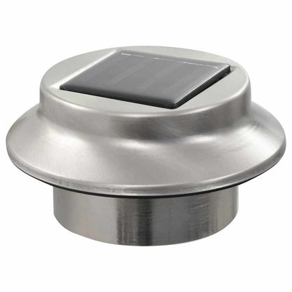 vidaXL Outdoor Solar Lamps 6 pcs LED Round 12 cm White - Silver