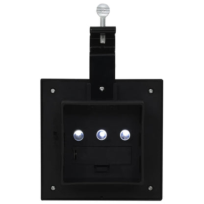 vidaXL Outdoor Solar Lamps 6 pcs LED Square 12 cm Black