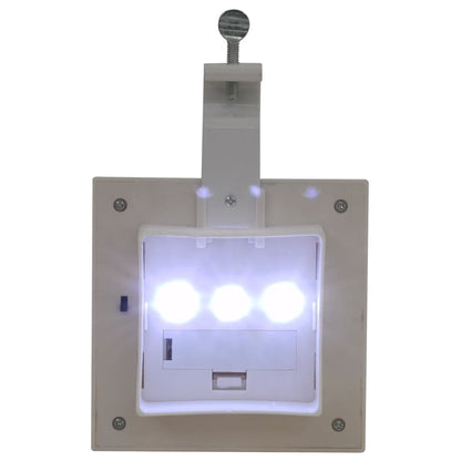 vidaXL Outdoor Solar Lamps 6 pcs LED Square 12 cm White