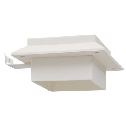 vidaXL Outdoor Solar Lamps 6 pcs LED Square 12 cm White