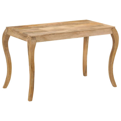 247113 vidaXL Dining Table 118x60x76 cm Solid Mango Wood - Brown