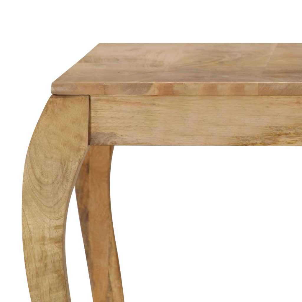 247113 vidaXL Dining Table 118x60x76 cm Solid Mango Wood - Brown