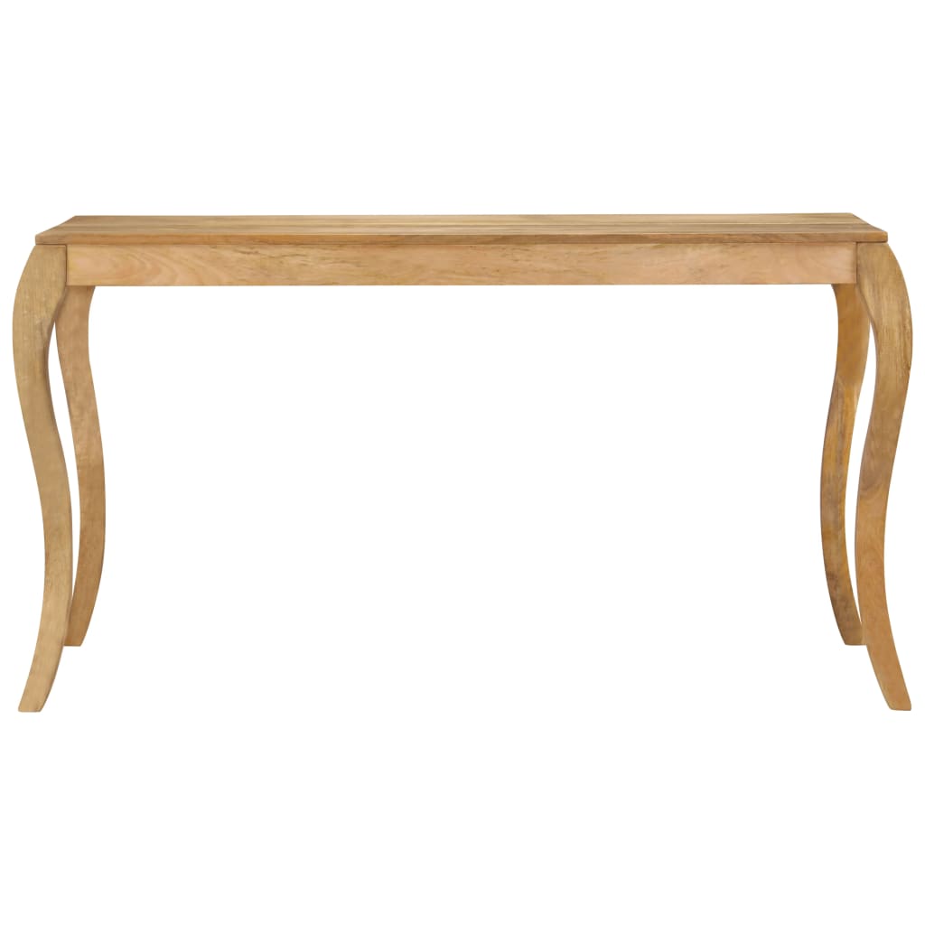 247114 vidaXL Dining Table 135x75x76 cm Solid Mango Wood - Brown