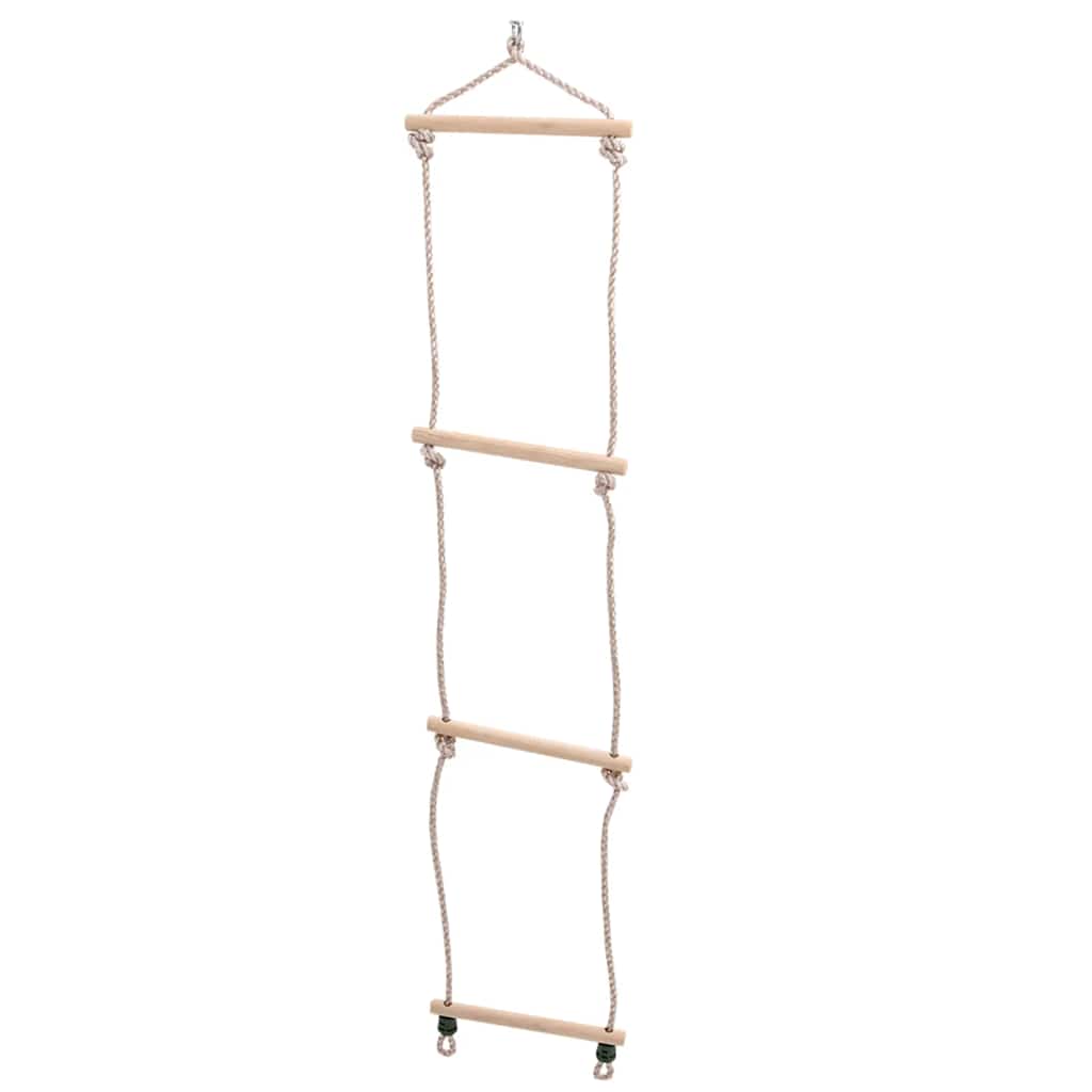 vidaXL Swing Seat with Rope Ladder Blue 37x15 cm PE - 34622
