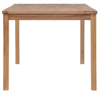 vidaXL Garden Table 150x90x77 cm Solid Teak Wood - Brown