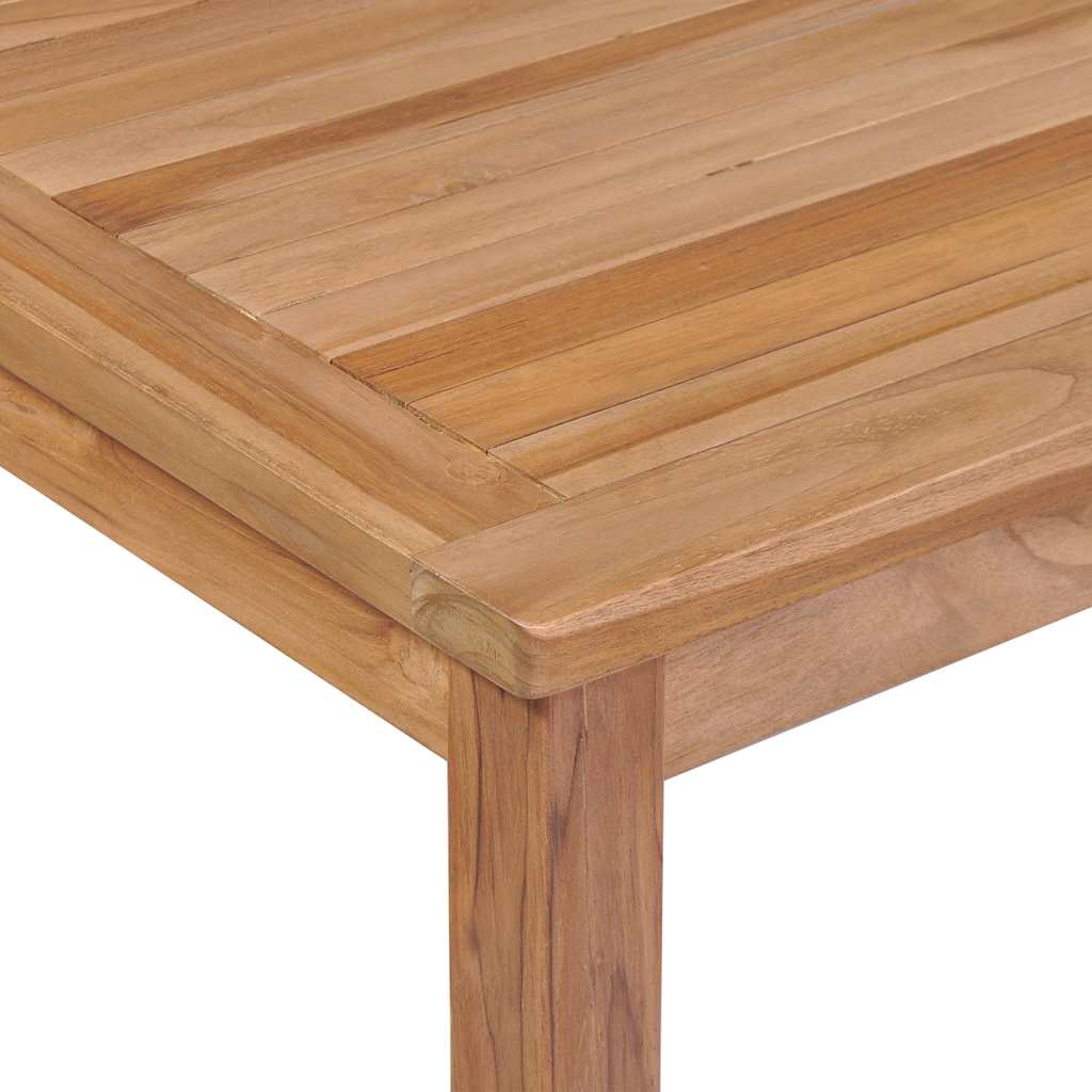 vidaXL Garden Table 200x100x77 cm Solid Teak Wood - Brown