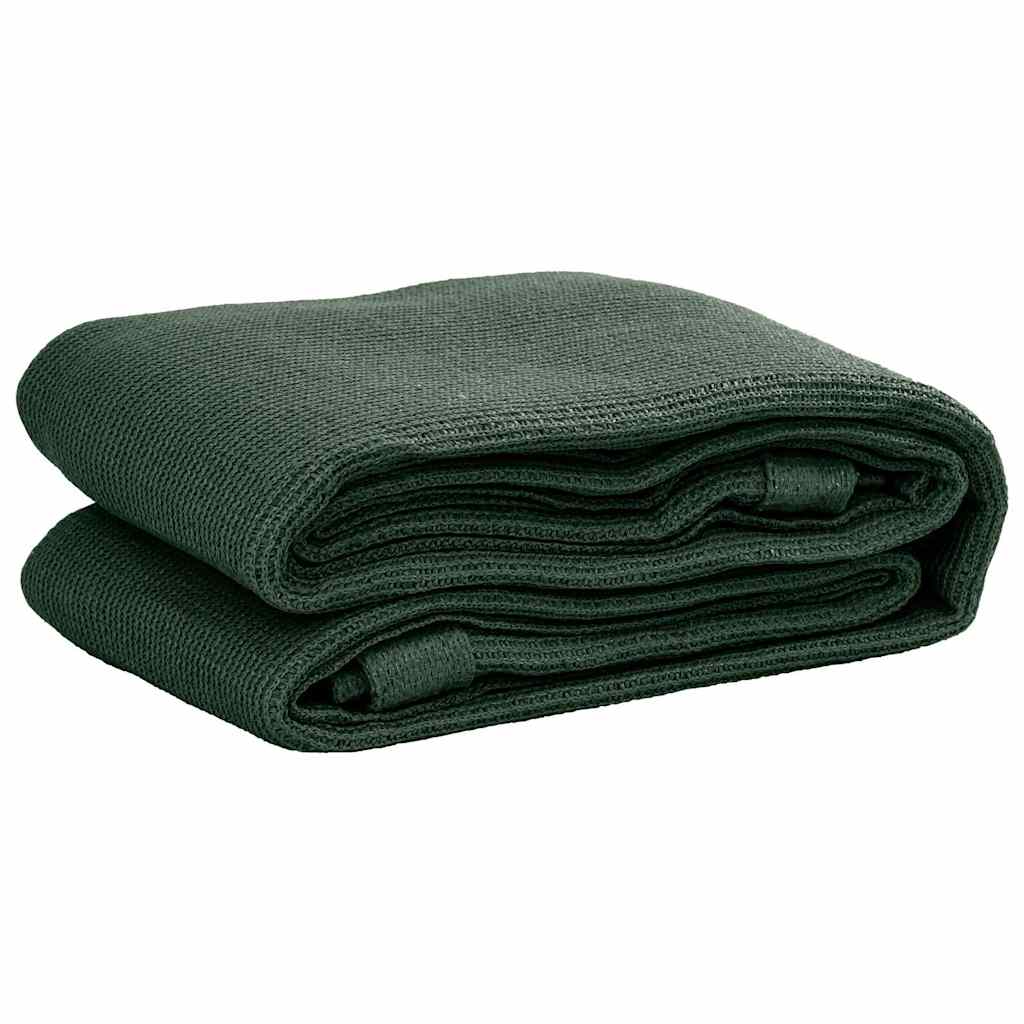 133640 vidaXL Tent Carpet 250x500 cm HDPE Green - Gre - 500 x 250 cm