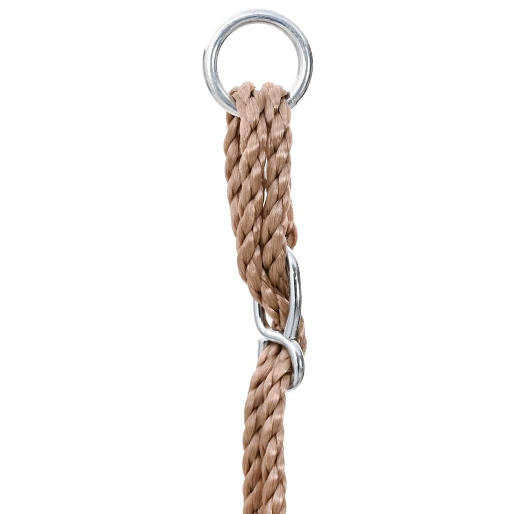 vidaXL Baby Swing with Safety Belt Cotton Wood Blue - 35 x 30 x 57 cm