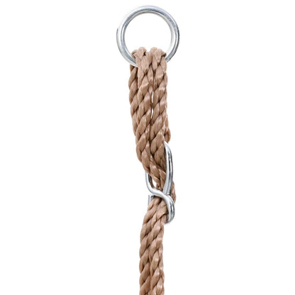 vidaXL Baby Swing with Safety Belt Cotton Wood Blue - 35 x 30 x 57 cm