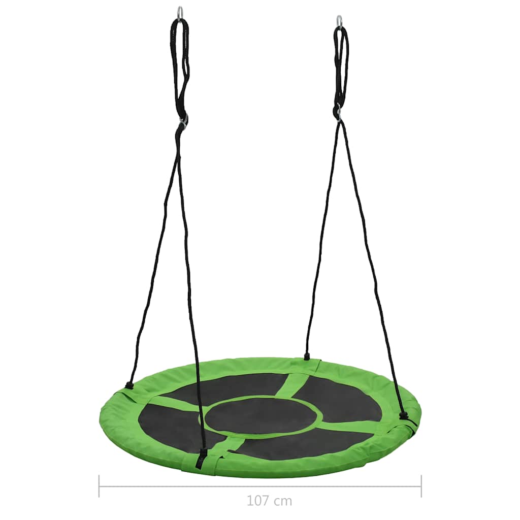 vidaXL Swing 110 cm 100 kg Green