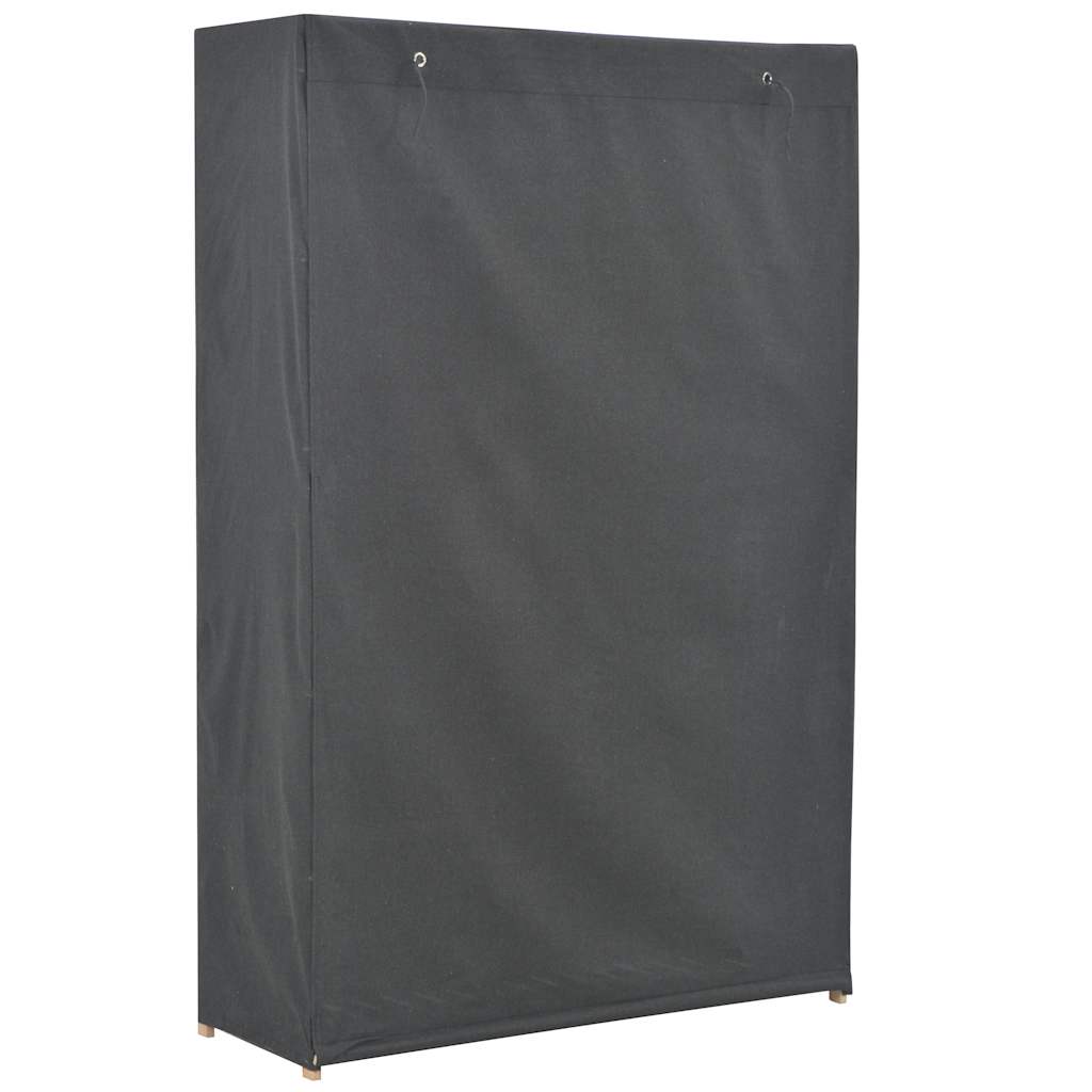 248189 vidaXL Wardrobe Grey 110x40x170 cm Fabric