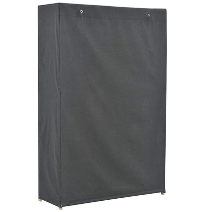 248189 vidaXL Wardrobe Grey 110x40x170 cm Fabric