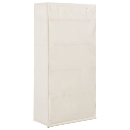 248190 vidaXL Wardrobe White 79x40x170 cm Fabric