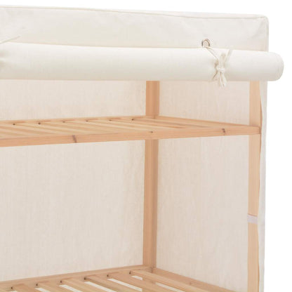 248190 vidaXL Wardrobe White 79x40x170 cm Fabric