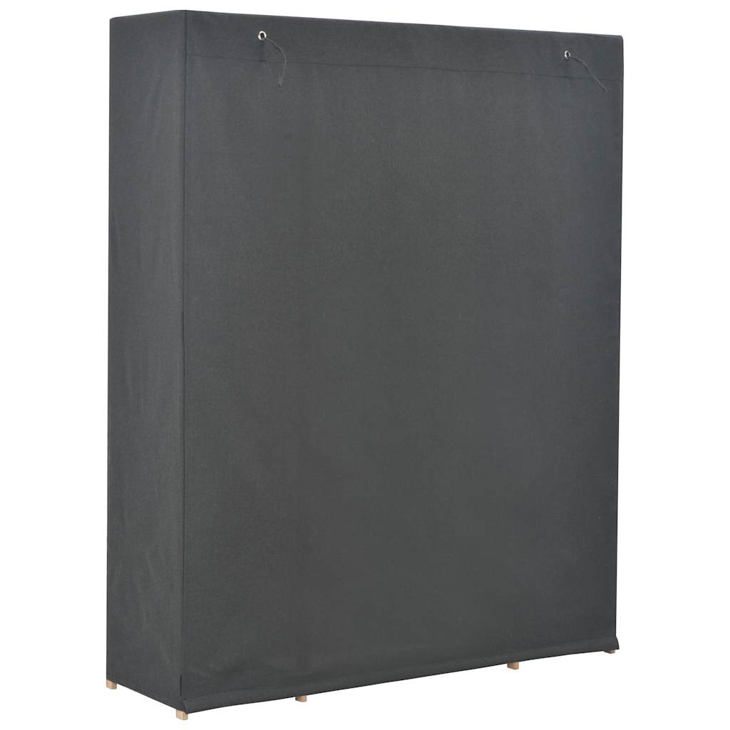 248197 vidaXL Wardrobe Grey 135x40x170 cm Fabric