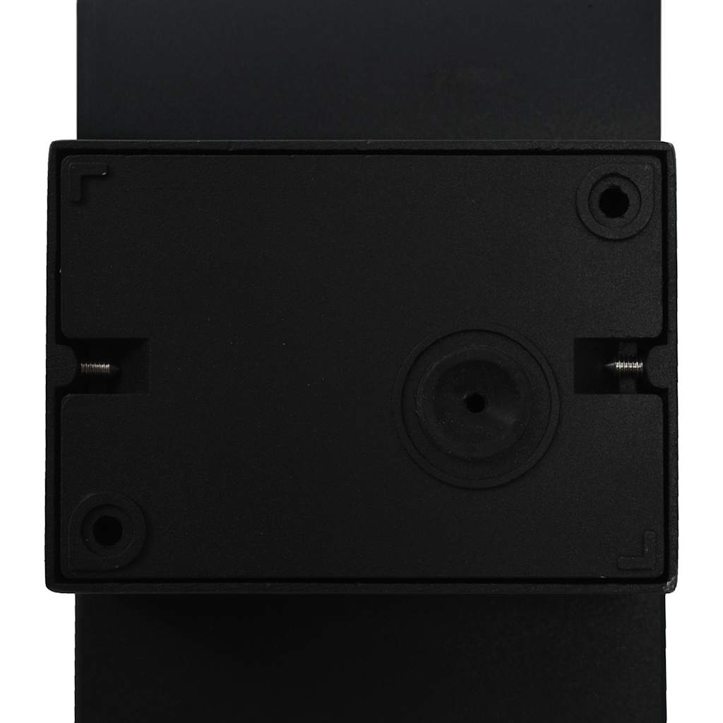 vidaXL Outdoor LED Wall Light 9 W Black Oval