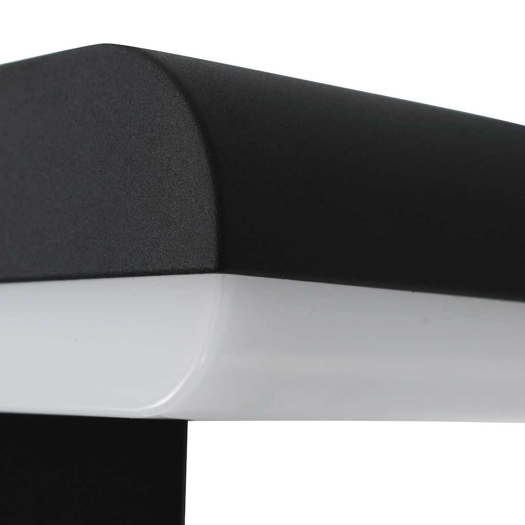 vidaXL Outdoor LED Wall Light 9 W Black Oval