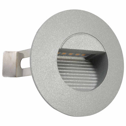 vidaXL Outdoor LED Wall Lights 6 pcs 2 W Silver Round