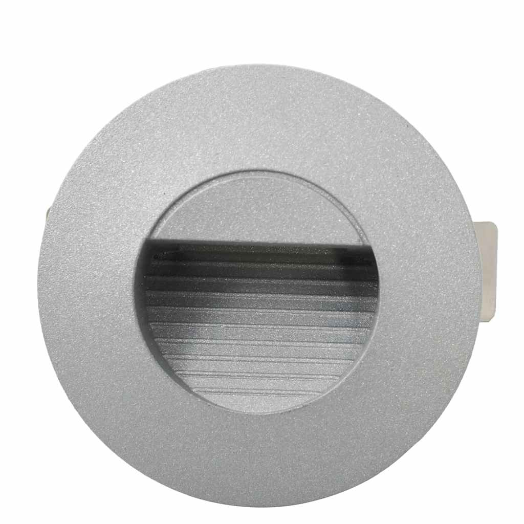vidaXL Outdoor LED Wall Lights 6 pcs 2 W Silver Round