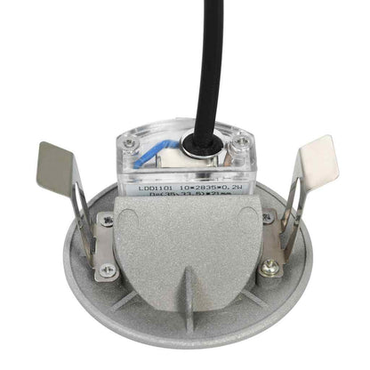 vidaXL Outdoor LED Wall Lights 6 pcs 2 W Silver Round