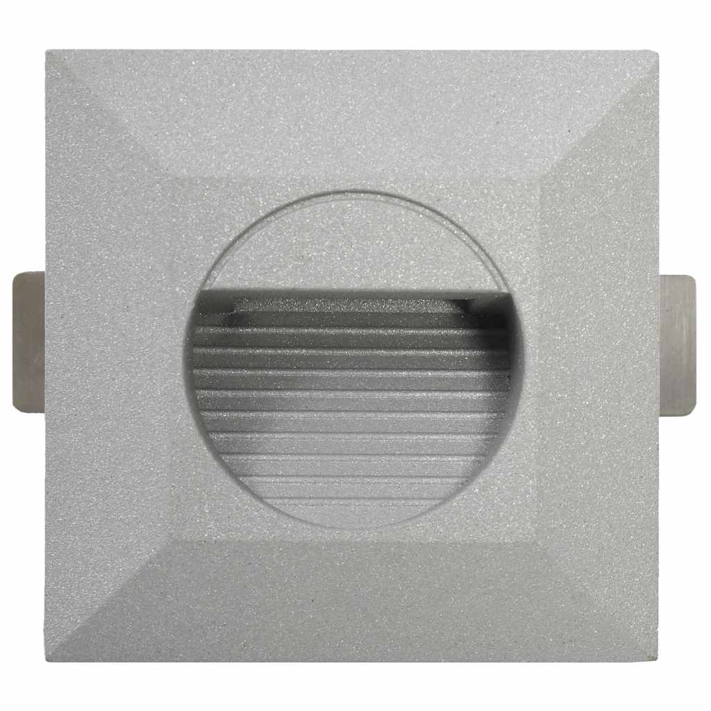 vidaXL Outdoor LED Wall Lights 6 pcs 2 W Silver Square