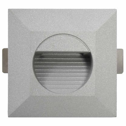 vidaXL Outdoor LED Wall Lights 6 pcs 2 W Silver Square