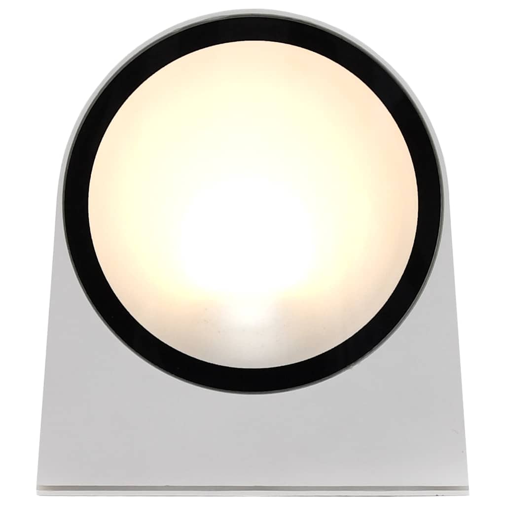 vidaXL Outdoor Wall Lights 2 pcs 11 W White Round