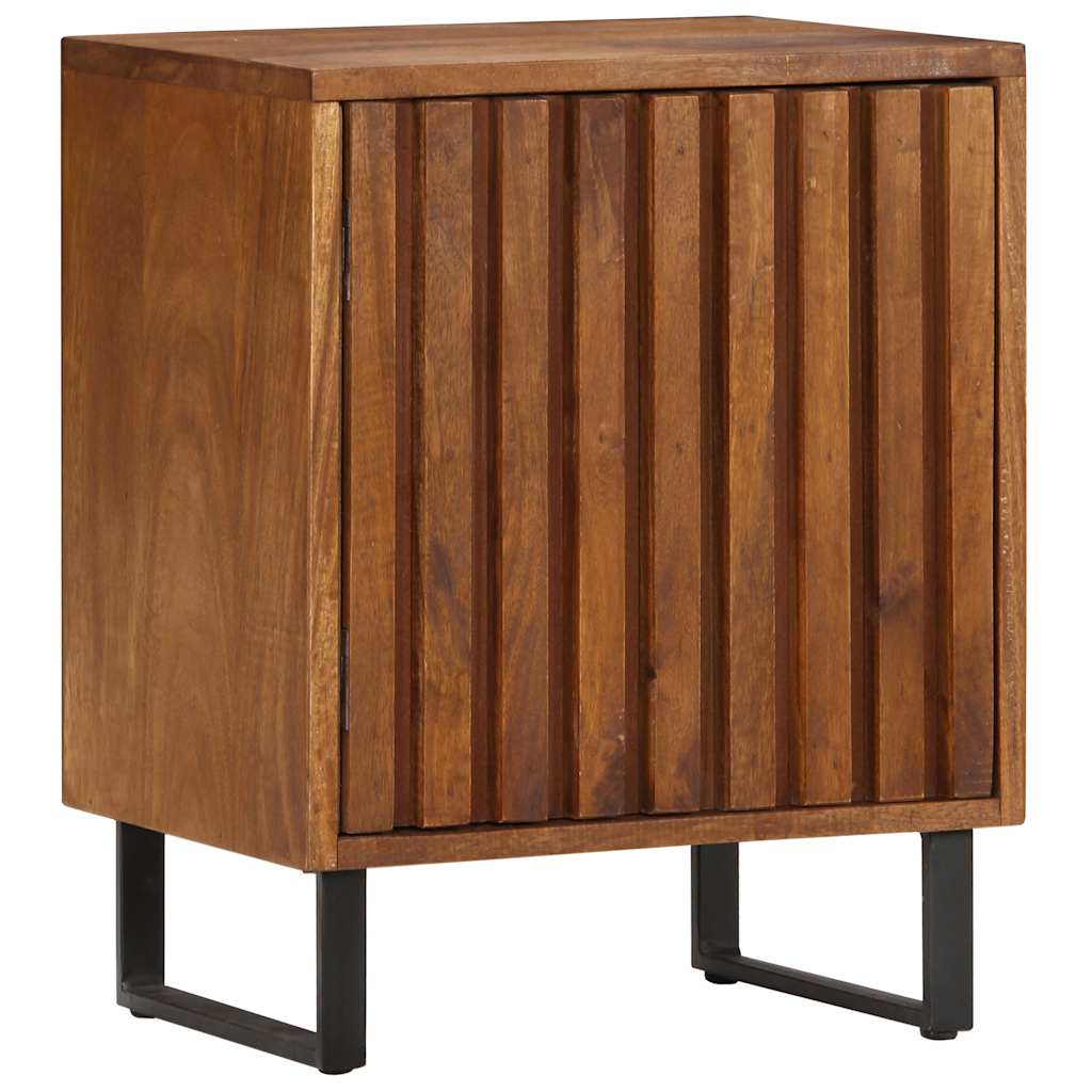 vidaXL Bedside Cabinet 40x30x50 cm Solid Mango Wood - Brown