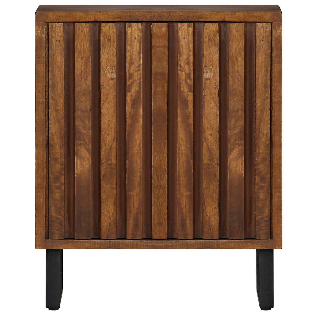 vidaXL Bedside Cabinet 40x30x50 cm Solid Mango Wood - Brown