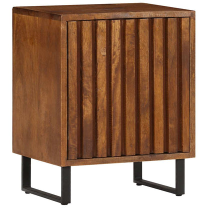 vidaXL Bedside Cabinet 40x30x50 cm Solid Mango Wood - Brown