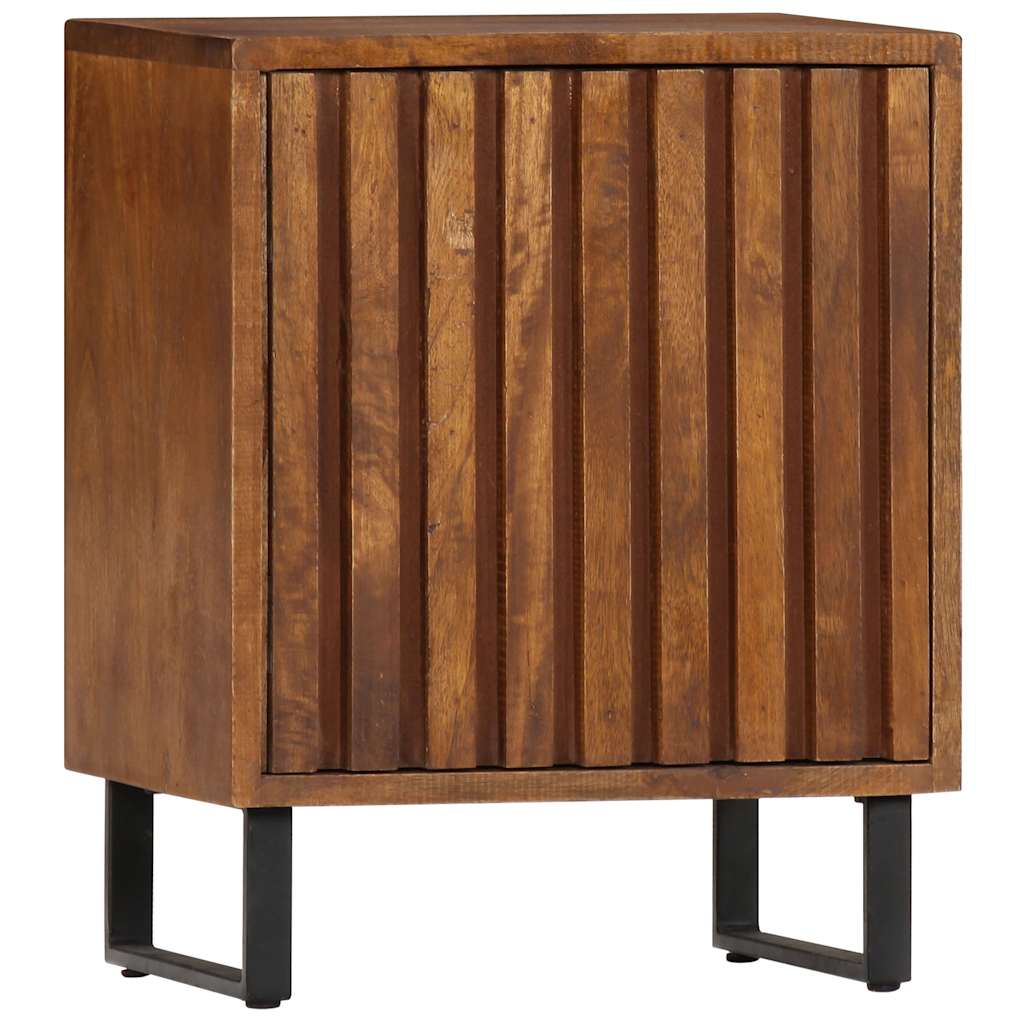 vidaXL Bedside Cabinet 40x30x50 cm Solid Mango Wood - Brown